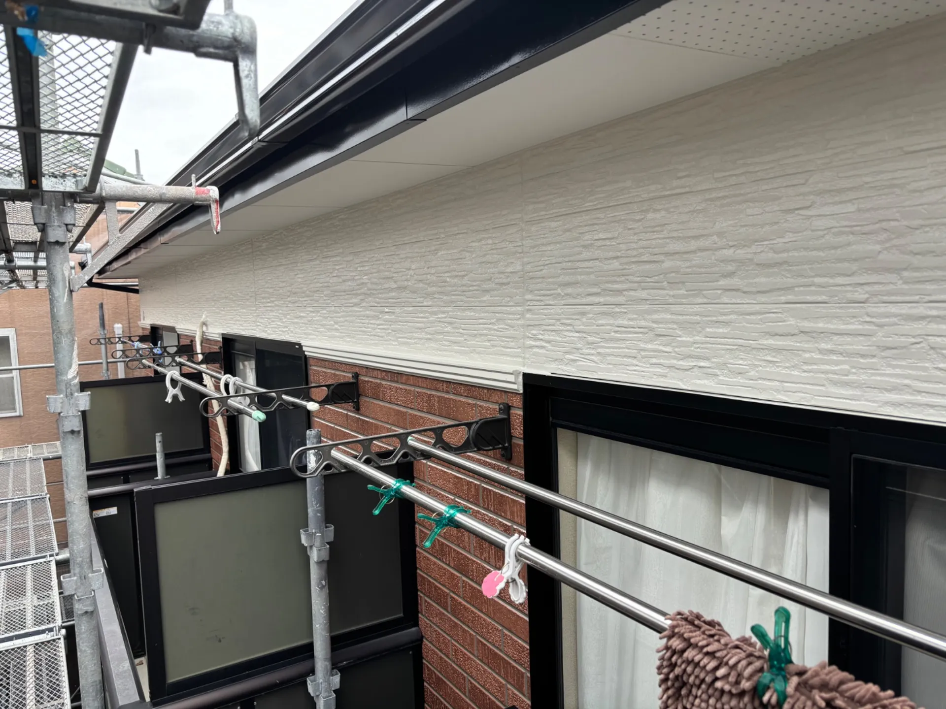 岐阜　アパート　コーポ　外壁塗装完了！